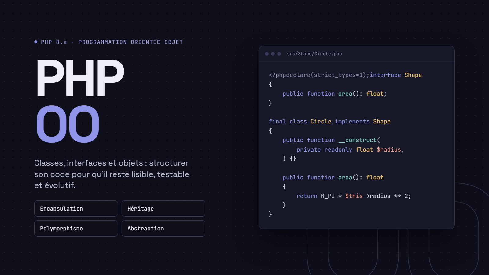 PHP Orienté Objet nouveautés 8.0 à 8.5